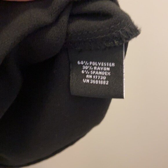 VICTORIA BECKHAM Black And White Scallop Top Size XS - Picture 5 of 5